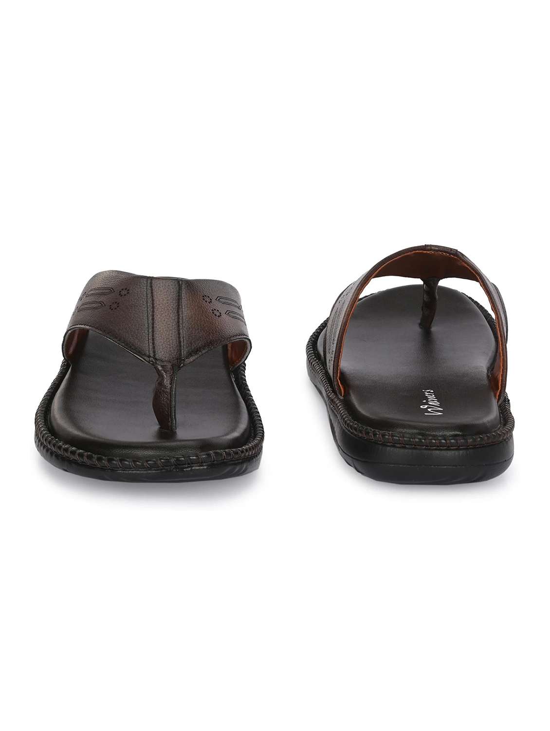 Men Solid Toe Separator Slip On Sandal - 22596219 -  Standard Image - 2