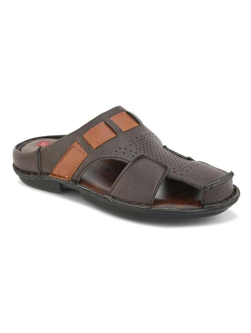 men textured slip on sandal - 22596223 -  Standard Image - 2