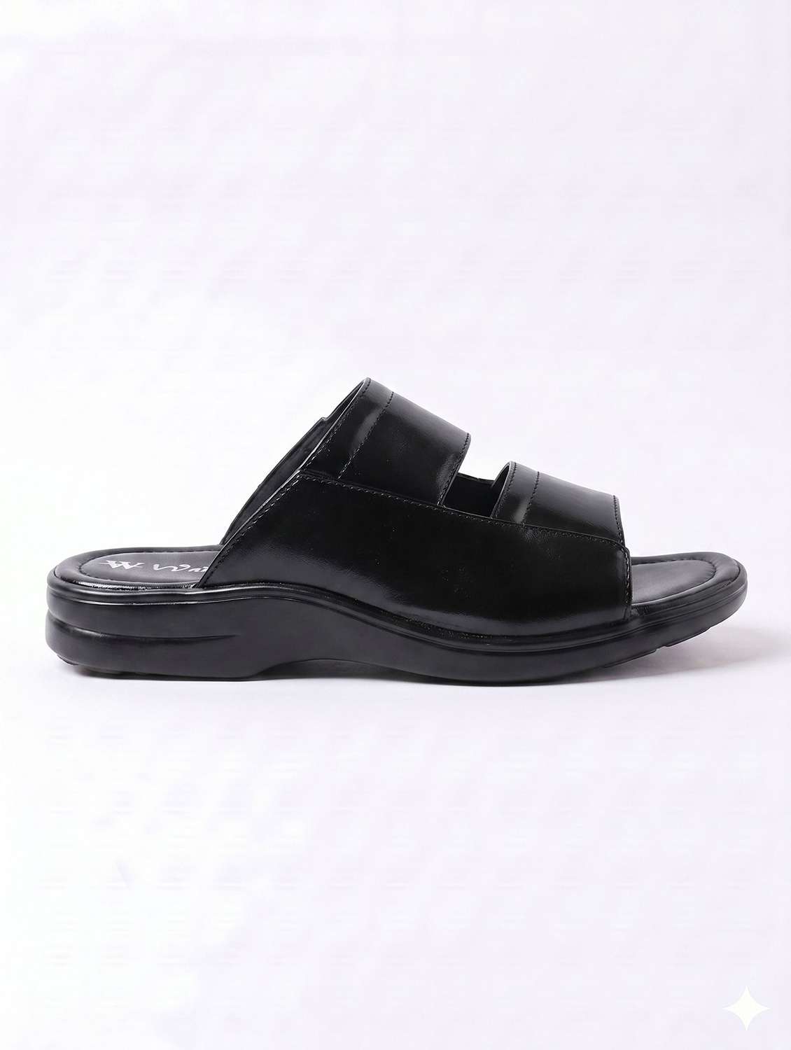 men solid slip on sandal - 22596239 -  Standard Image - 2