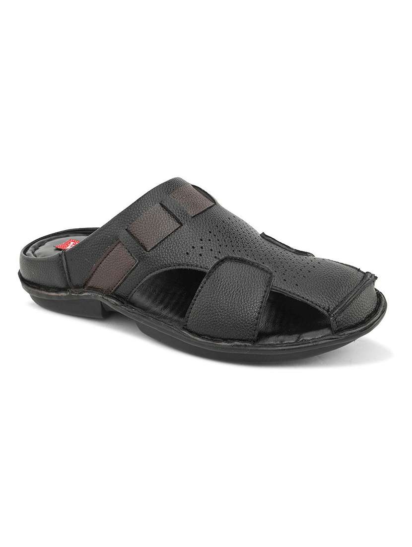 men textured slip on sandal - 22596243 -  Standard Image - 2