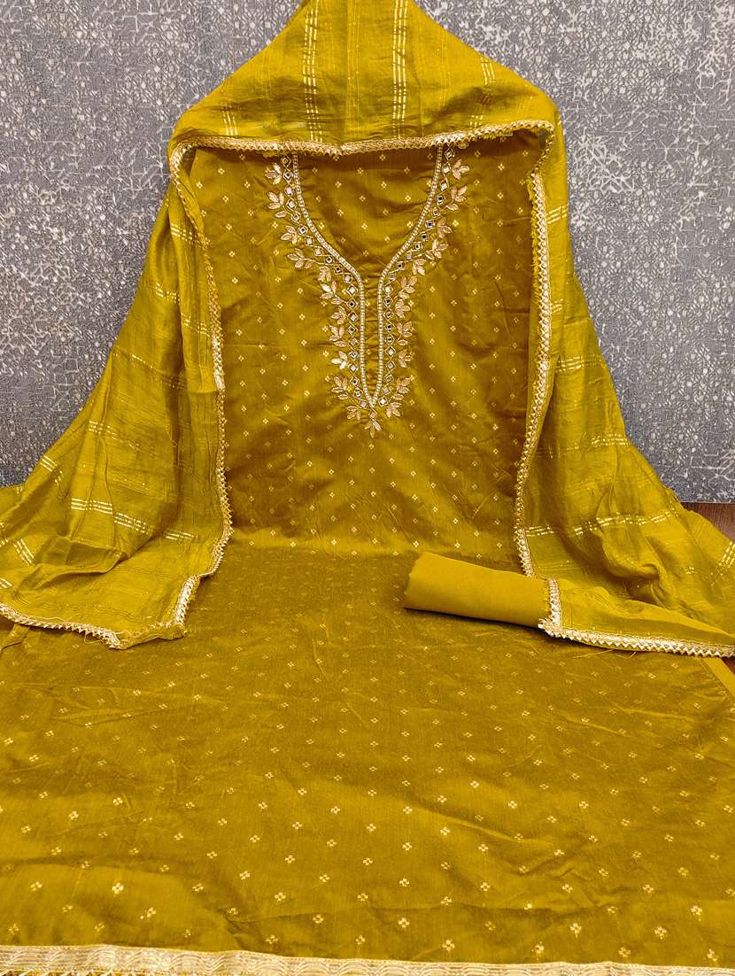 Women Self Design Unstitched Suit Set - 22597243 -  Standard Image - 2