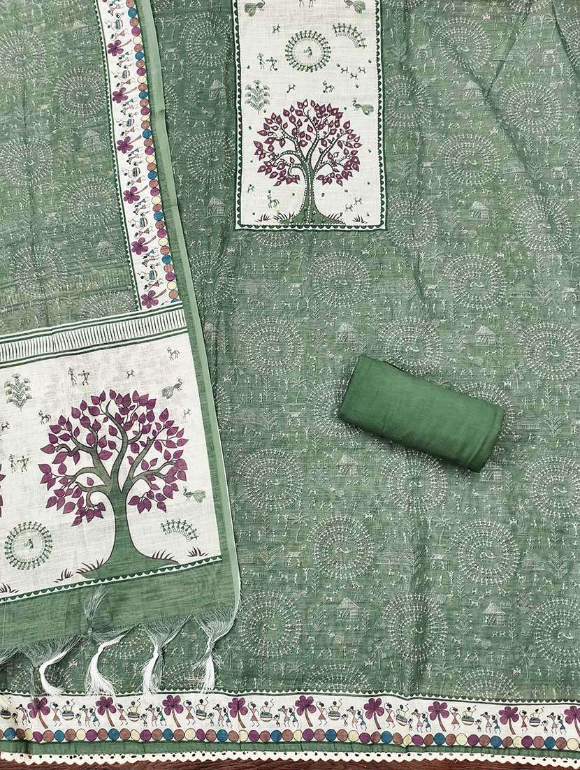 women printed unstitched suit set - 22597352 -  Standard Image - 2