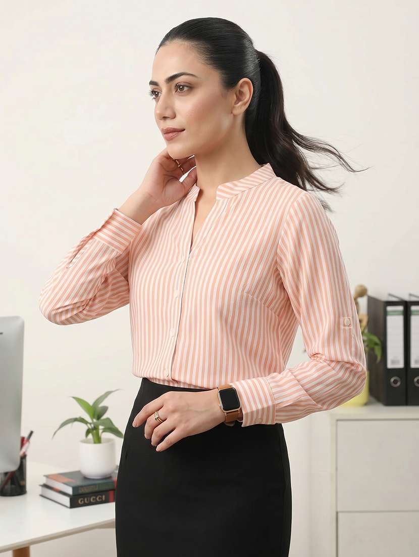 Women Printed Long Sleeves Regular Shirt - 22597754 -  Standard Image - 2