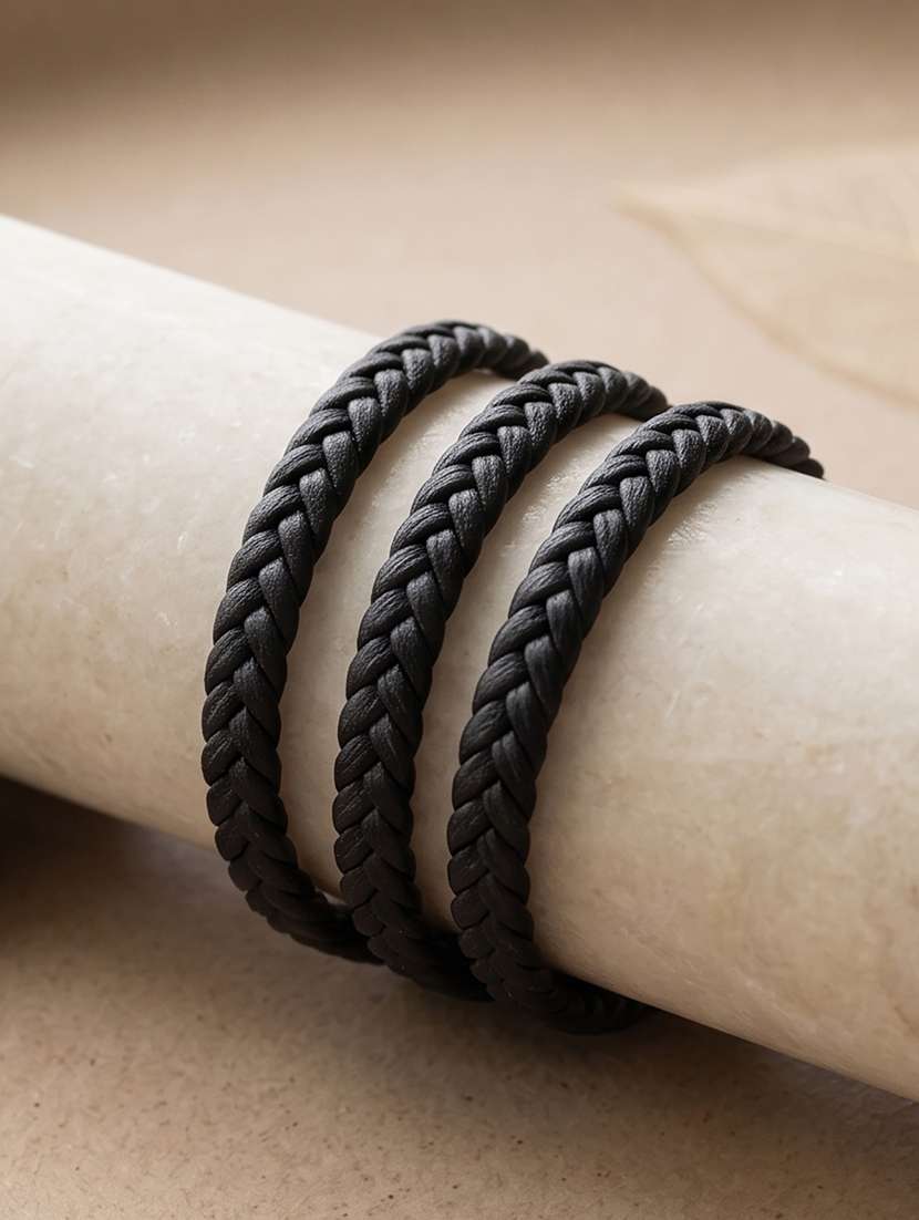 leather wrap around bracelet for men and women