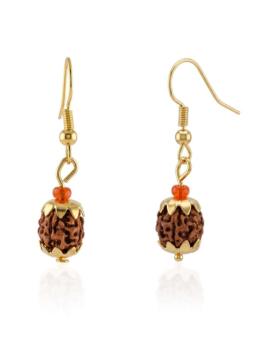 Gold Multi Color Drop Earrings - 22597878 -  Standard Image - 2