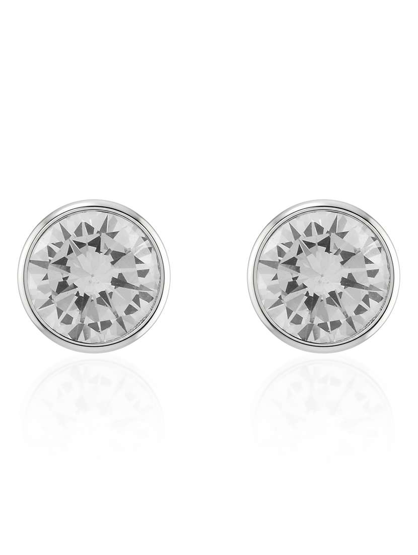Women Silver Fashion Jewellery Studs - 22597879 -  Standard Image - 2