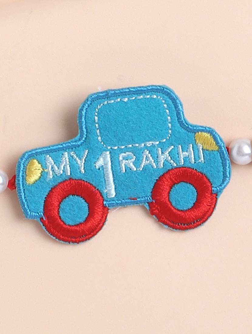 the magic wand car applique my first rakhi  - 22598276 -  Standard Image - 2