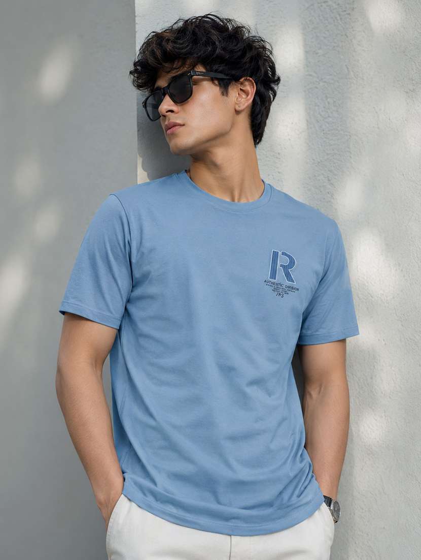 men printed short sleeves regular fit t-shirt - 22598398 -  Standard Image - 2
