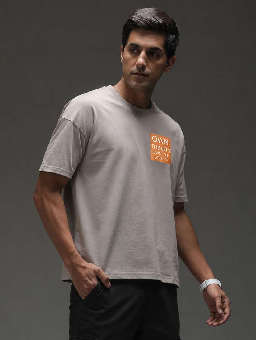 Men Printed Short Sleeves Oversized T-shirt - 22598400 -  Standard Image - 2