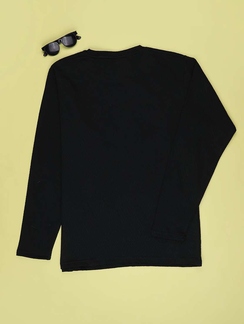 Boys Printed Long Sleeves Regular Fit T-shirt - 22600271 -  Standard Image - 2