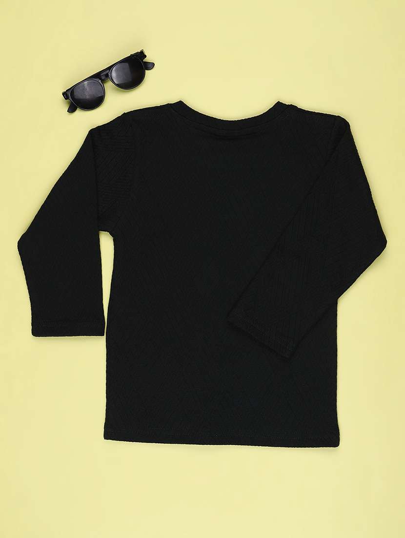 Boys Printed Long Sleeves Regular Fit T-shirt - 22600360 -  Standard Image - 2