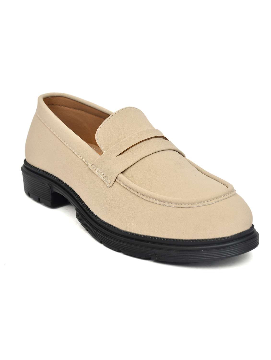 men solid slip on loafer - 22601122 -  Standard Image - 2