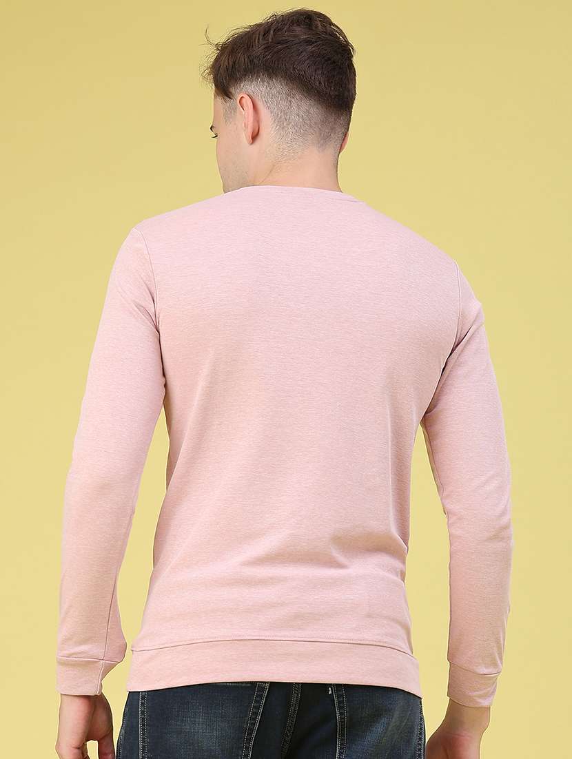 Men Solid Long Sleeves Slim Fit T-shirt - 22601303 -  Standard Image - 2