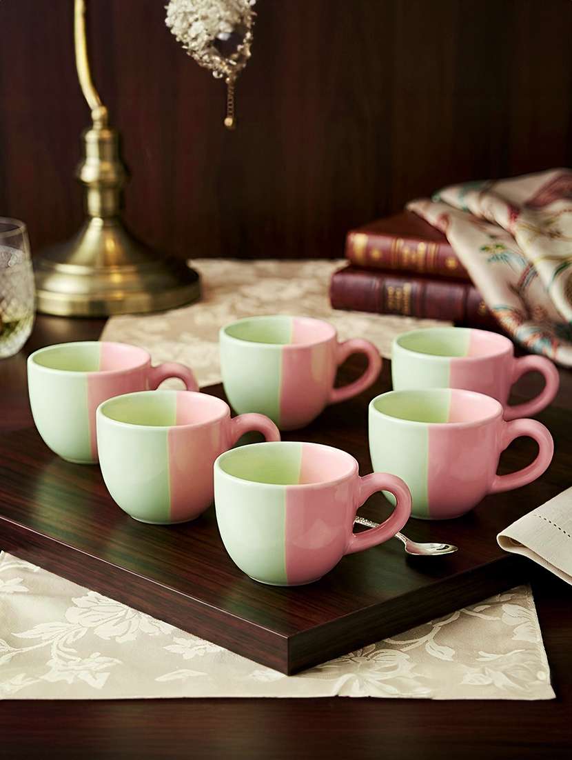 moody panda set of 6 cups cup set of 6  stoneware cups series tea cups stoneware - 22601989 -  Standard Image - 2