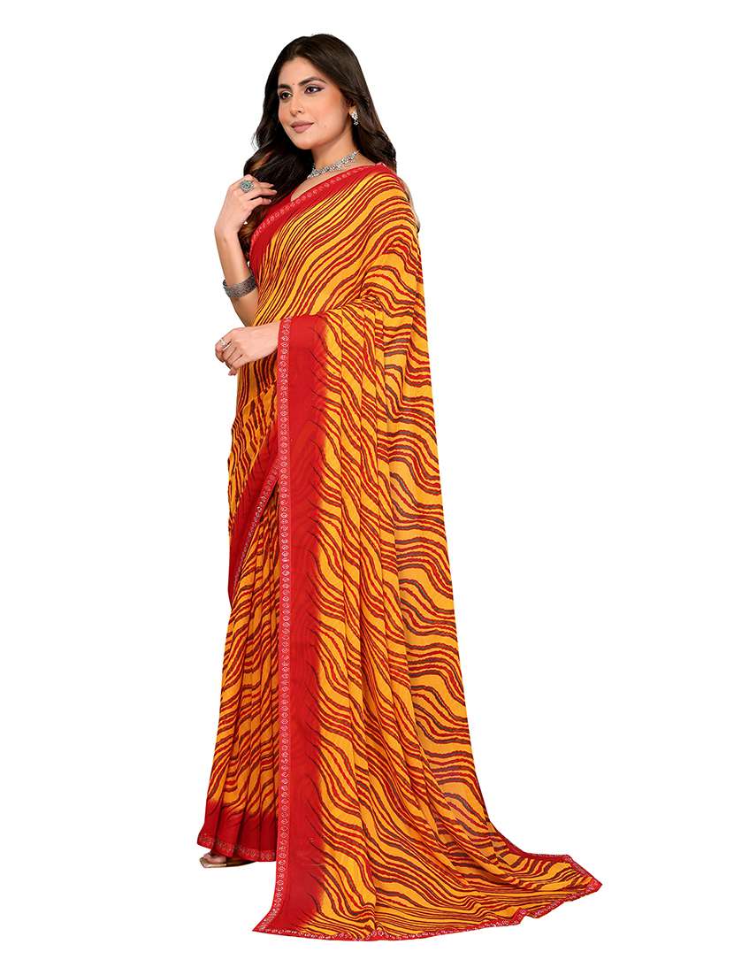 women pack of 2 printed combo saree with blouse - 22602128 -  Standard Image - 2
