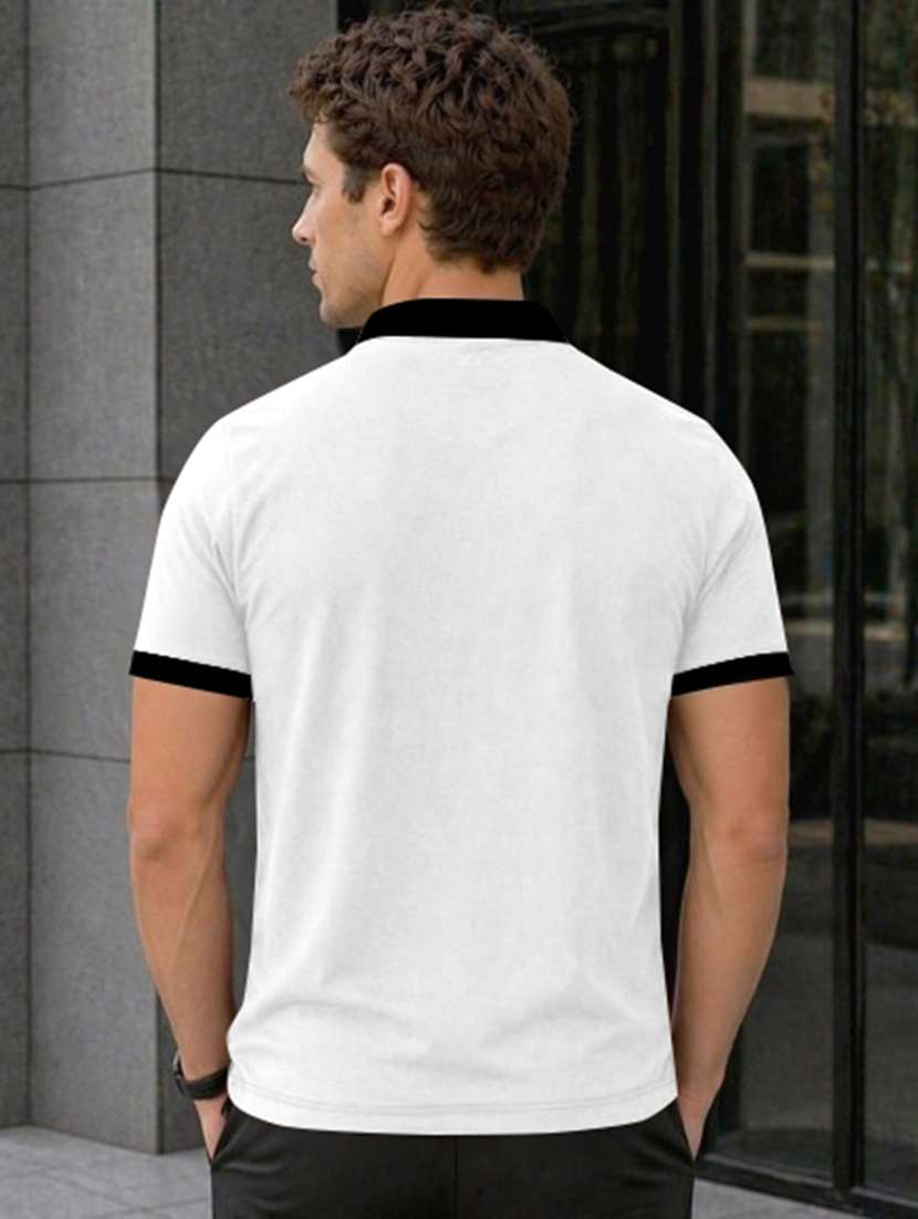 men solid short sleeve regular fit polo t-shirt - 22602437 -  Standard Image - 2