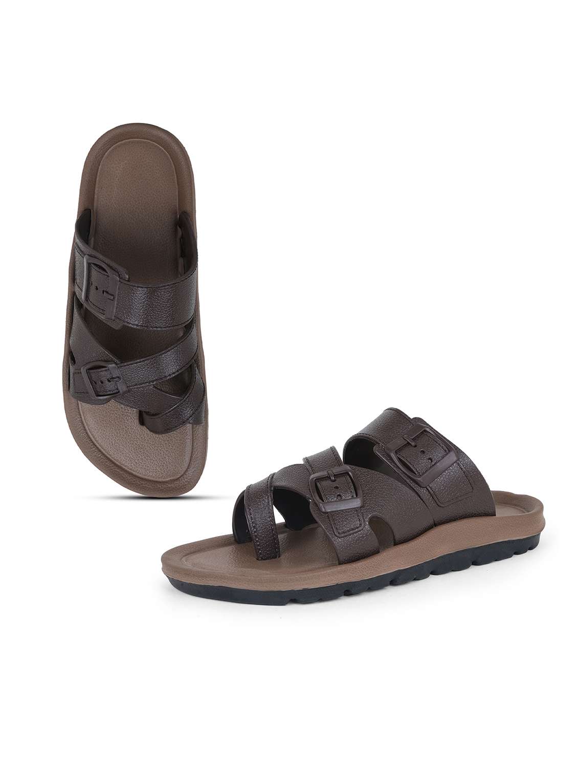men textured one toe sandal - 22602745 -  Standard Image - 2