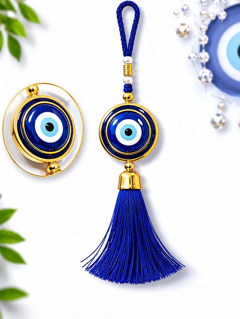 blue evil eye hanging with tassel - 22602806 -  Standard Image - 2