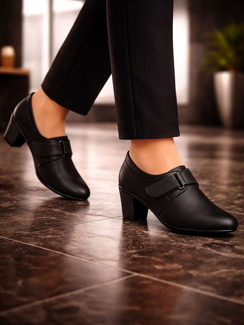women solid slip on formal shoes - 22602830 -  Standard Image - 2