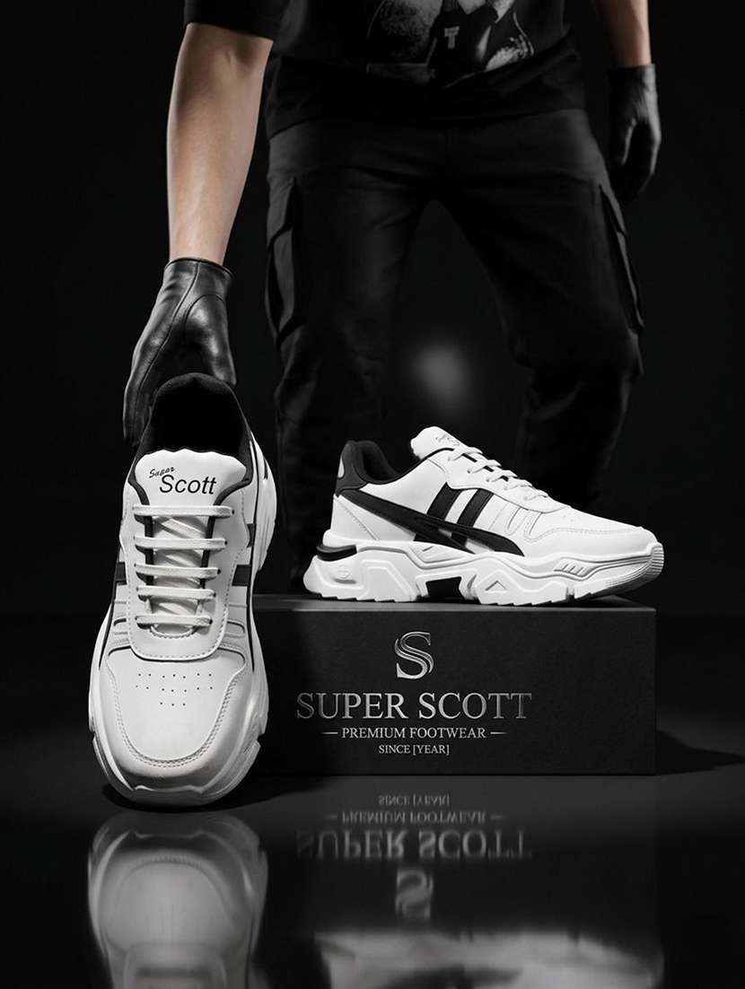 Men Textured Lace Up Sneaker - 22602856 -  Standard Image - 2