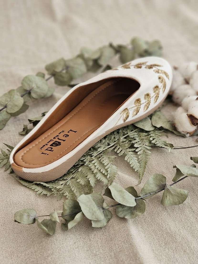 women embroidered slip on mules - 22604027 -  Standard Image - 2