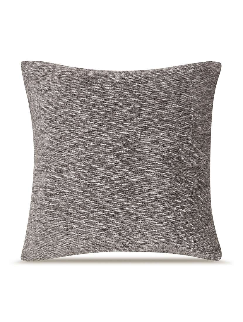 floral embroidered cotton cushion cover with zip closure - 22604103 -  Standard Image - 2