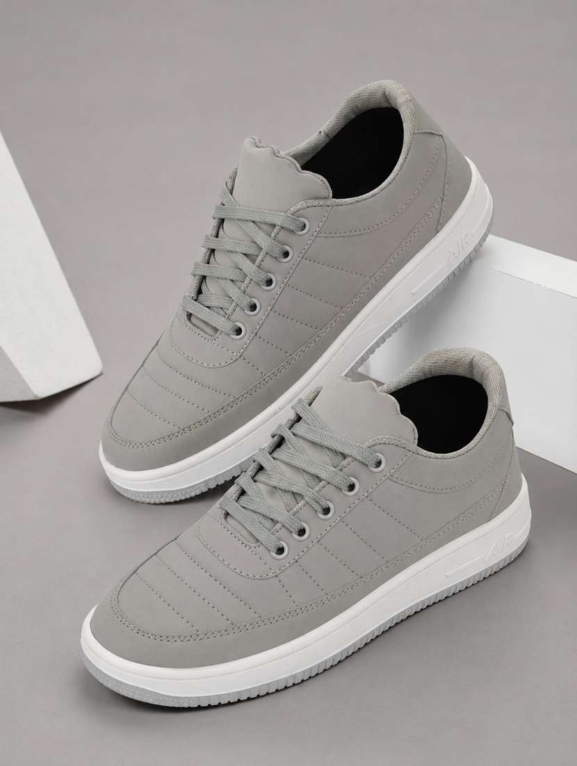Men Textured Lace Up Casual Shoes - 22604297 -  Standard Image - 2