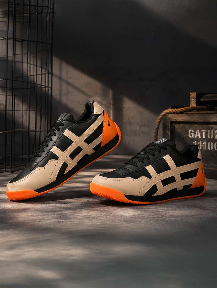 men colourblocked lace up sneaker - 22604298 -  Standard Image - 2