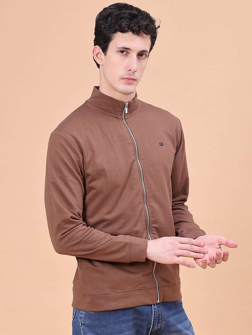 Men Solid Long Sleeves Casual Jacket - 22607300 -  Standard Image - 2