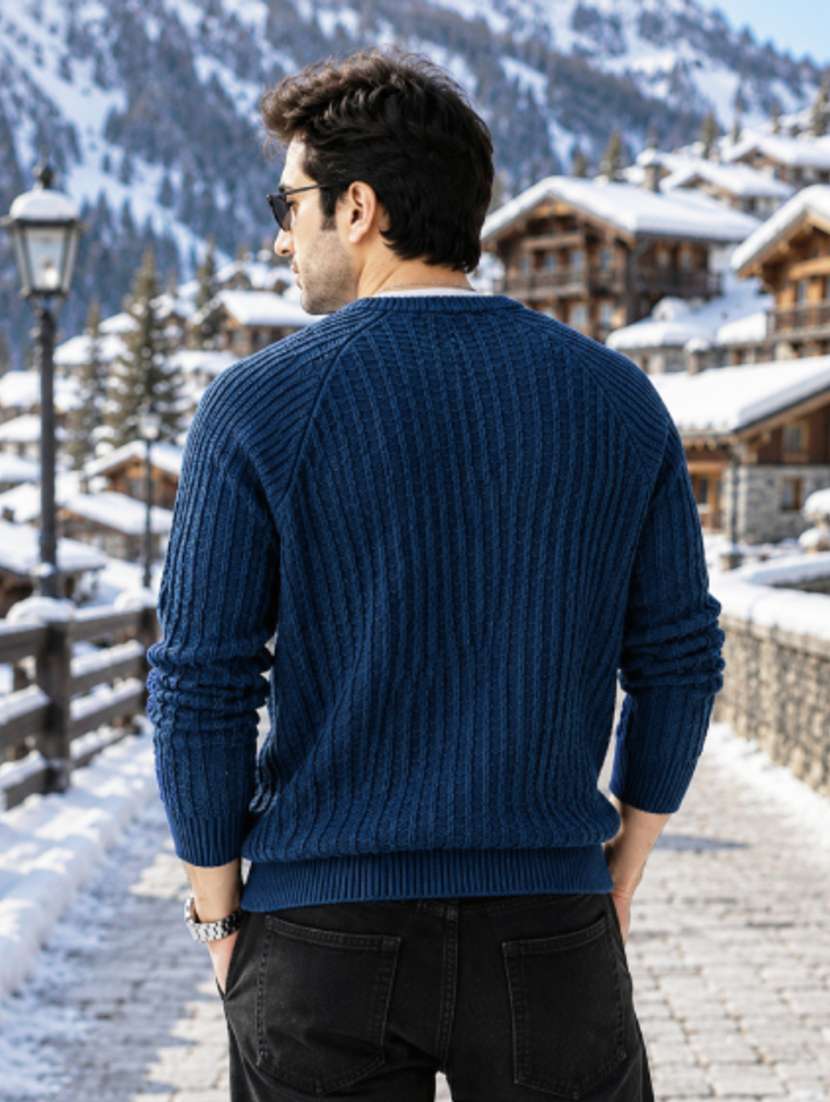 men self design raglan sleeve regular fit pullover - 22608191 -  Standard Image - 2