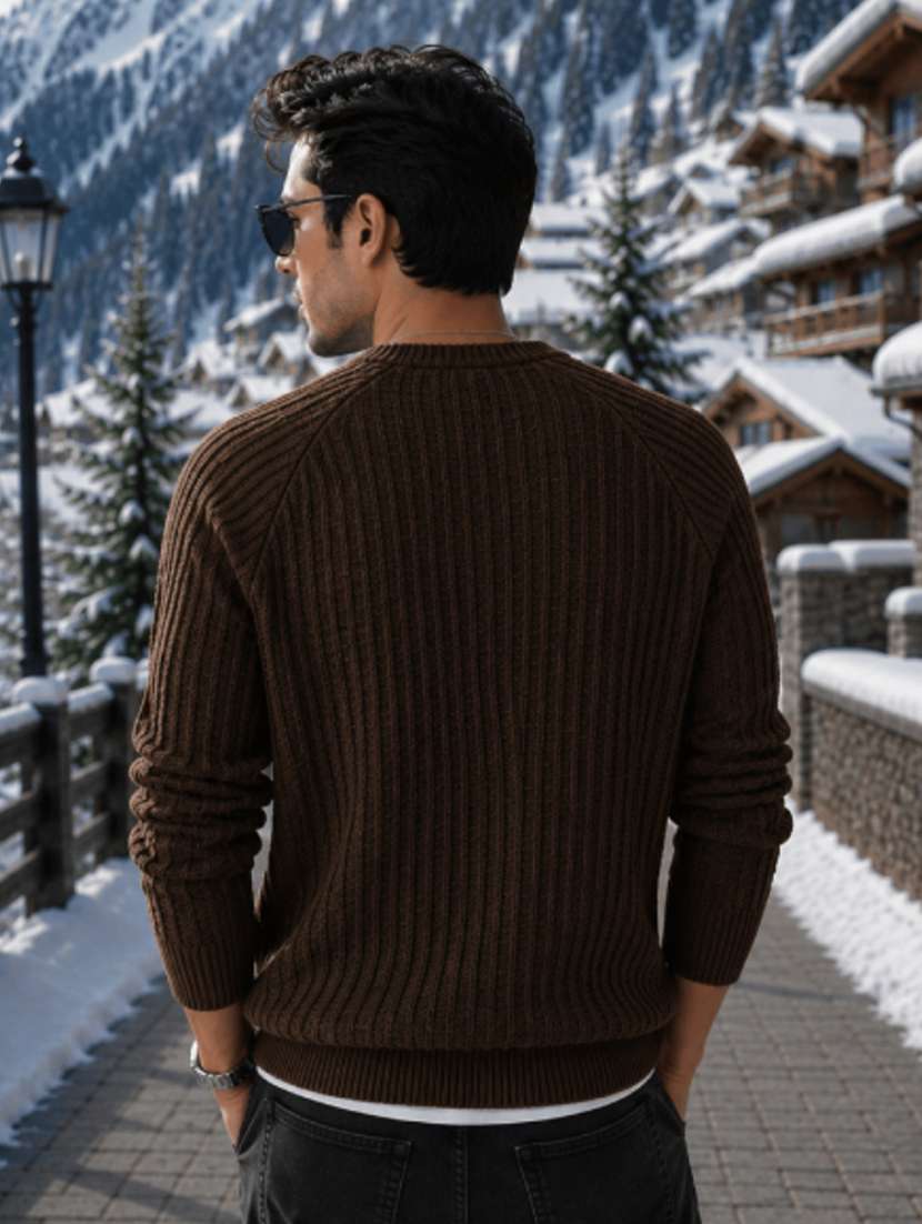men self design raglan sleeve regular fit pullover - 22608192 -  Standard Image - 2