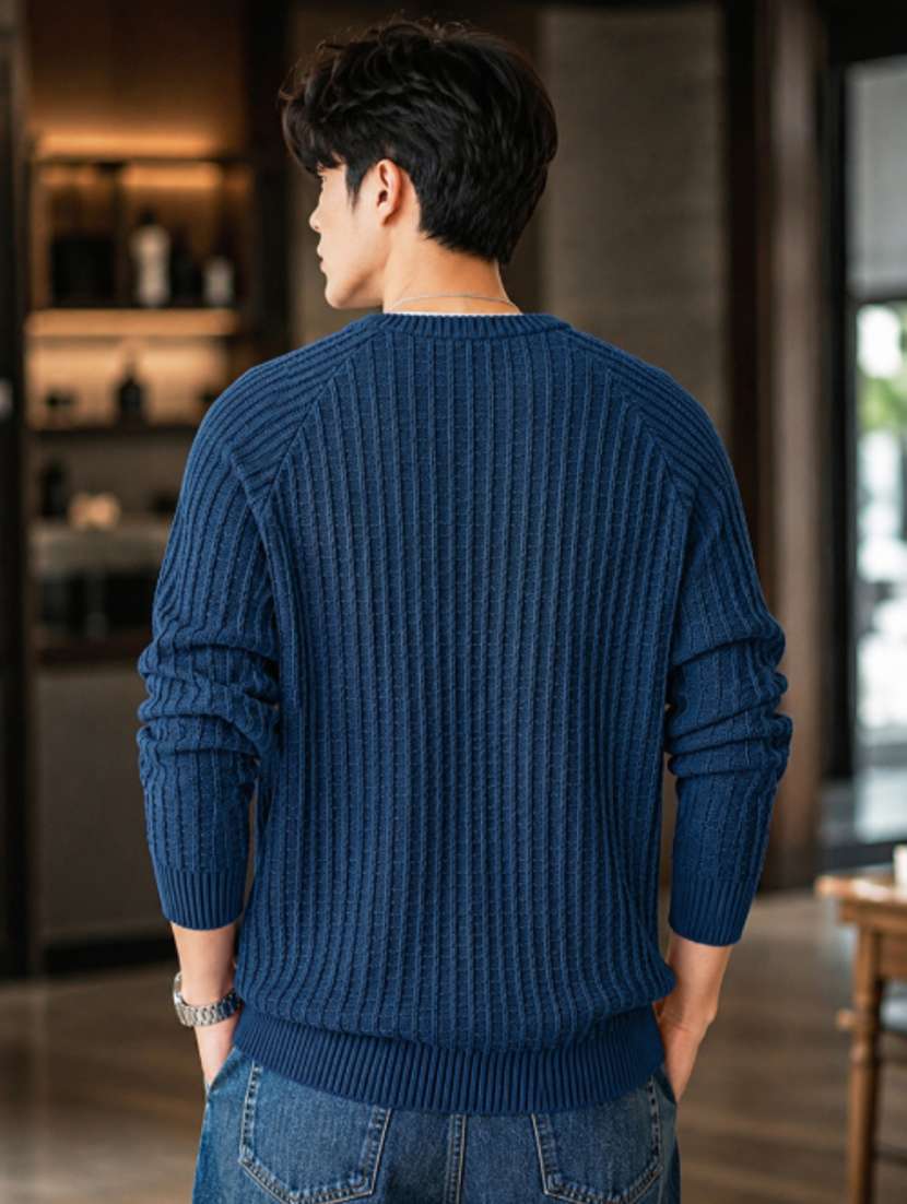 men self design raglan sleeve regular fit pullover - 22608196 -  Standard Image - 2