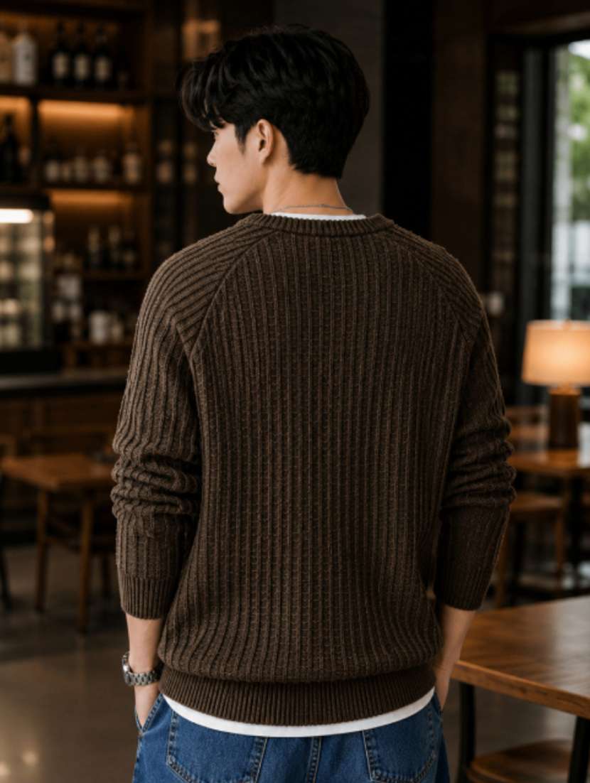 men self design raglan sleeve regular fit pullover - 22608197 -  Standard Image - 2