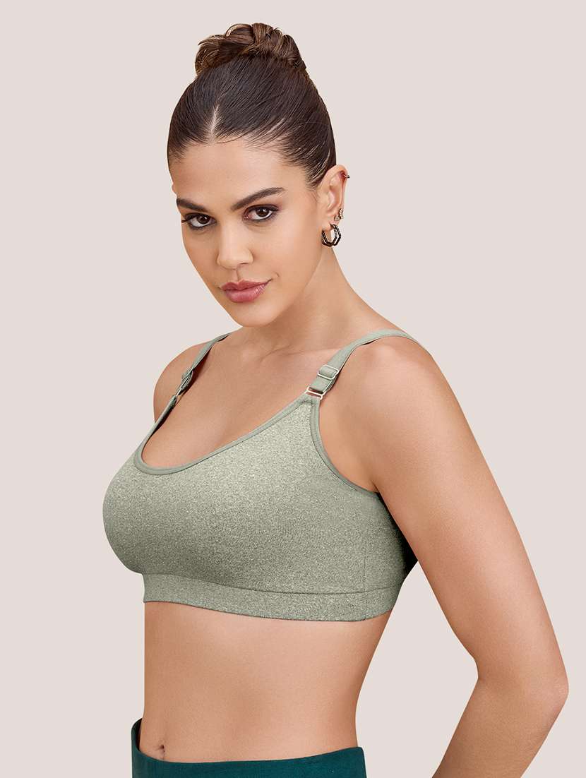 women pack of 2 solid full coverage sports bra - 22608457 -  Standard Image - 2
