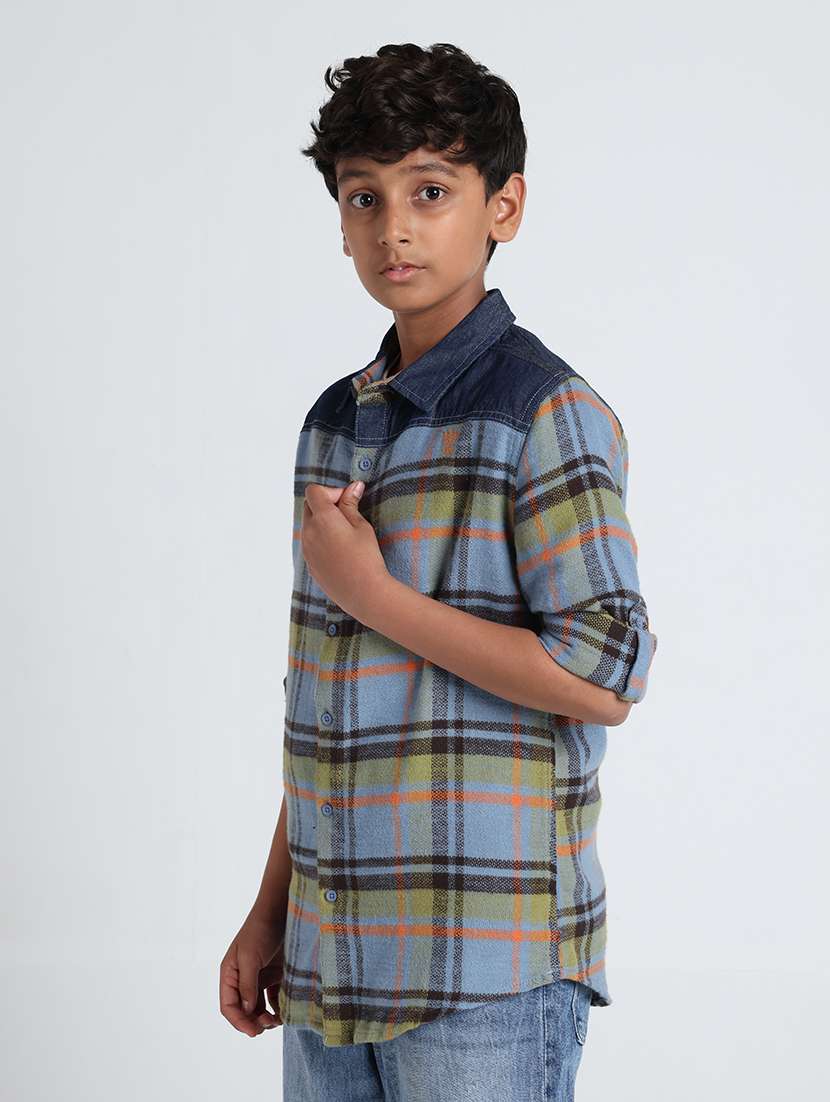 boys printed long sleeves regular fit shirt - 22608734 -  Standard Image - 2