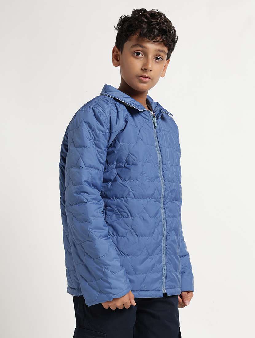 boys printed long sleeves reversible jacket - 22608745 -  Standard Image - 2