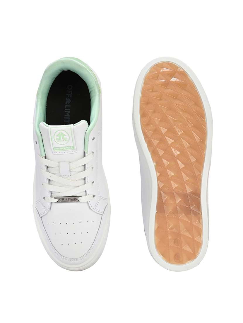women solid lace up sneaker - 22608824 -  Standard Image - 7