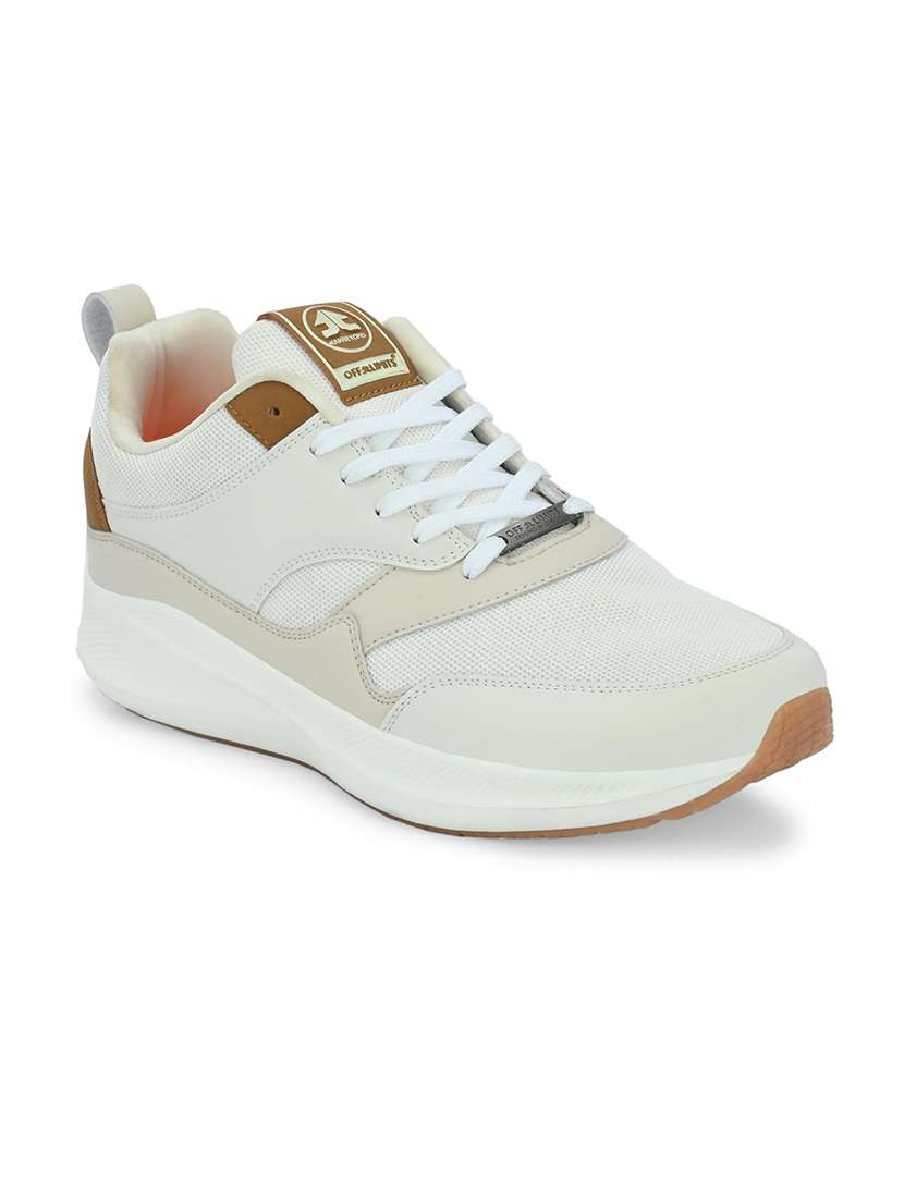 Men Textured Lace Up Sports Shoes - 22608844 -  Standard Image - 2