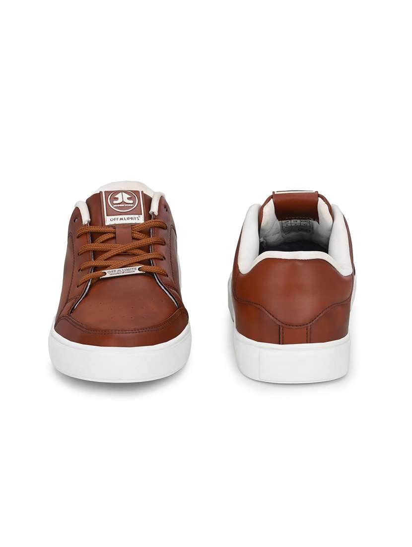 men solid lace up sneaker - 22608888 -  Standard Image - 2