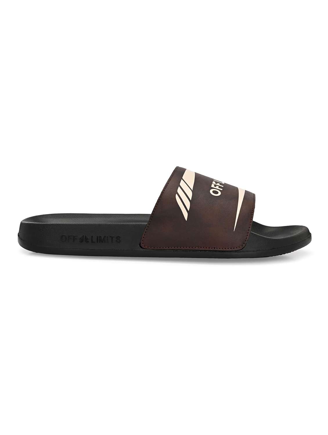 men printed slip on slider - 22609009 -  Standard Image - 2