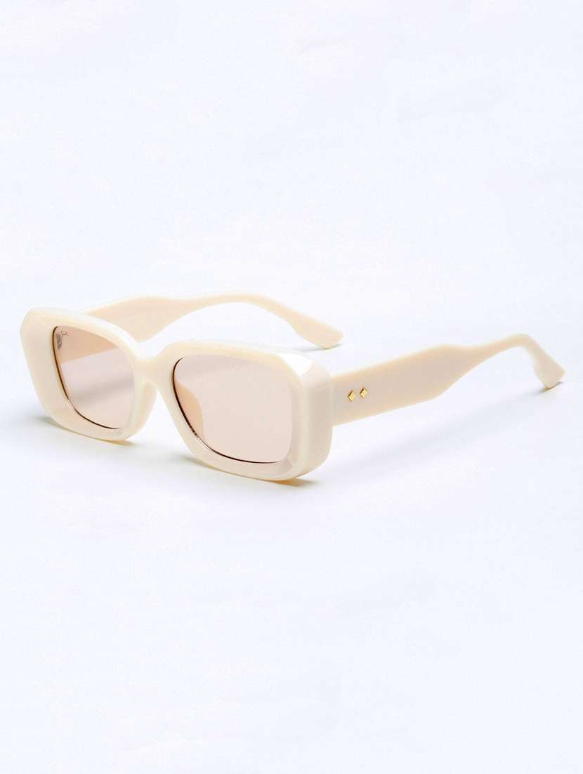 rectangle full rim brown polycarbonate eyeglasses - 22609261 -  Standard Image - 2