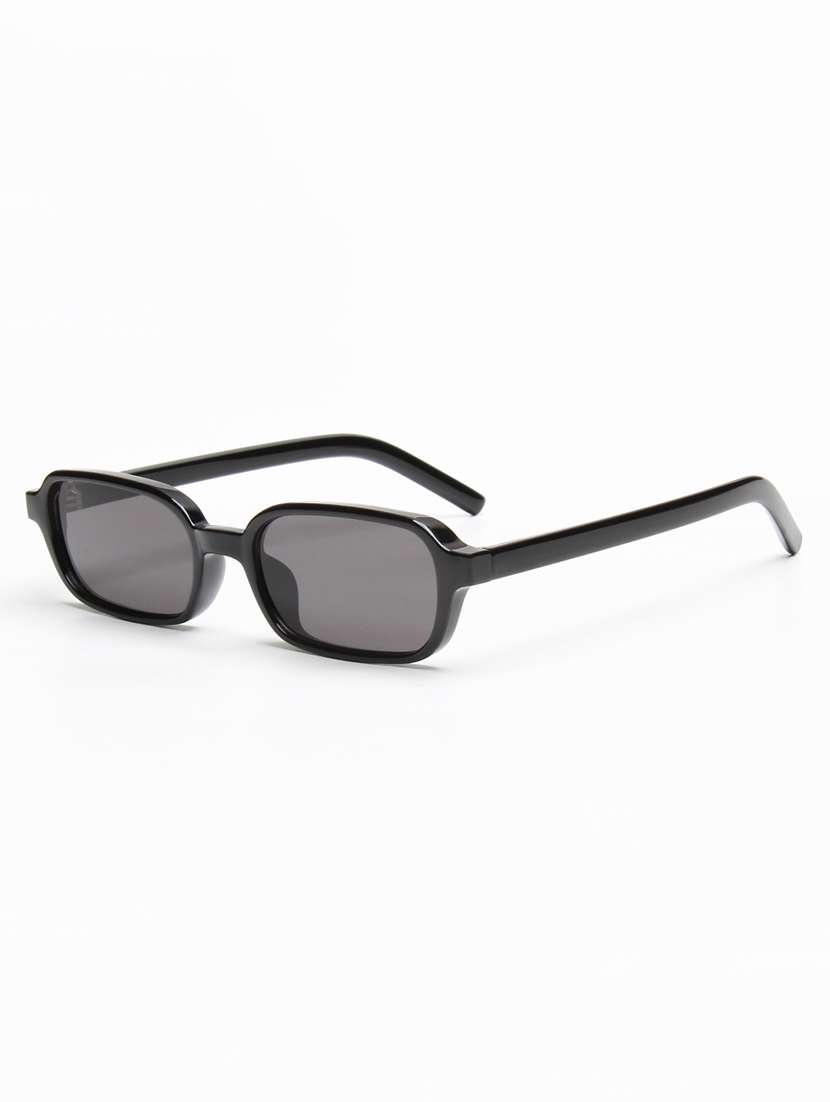 black rectangle polycarbonate sunglasses with full rim - 22609263 -  Standard Image - 2