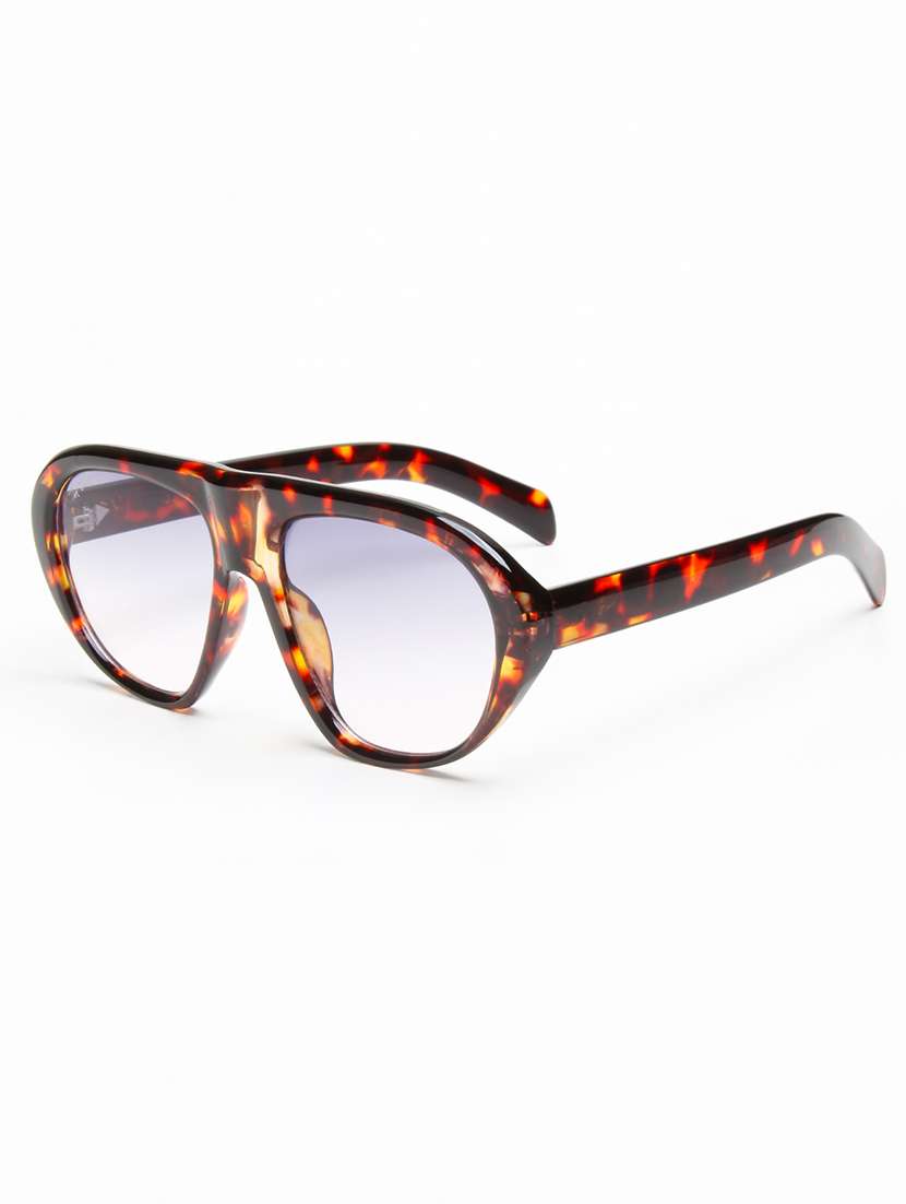 ted smith aviator full rim polycarbonate sunglasses brown - 22609269 -  Standard Image - 2