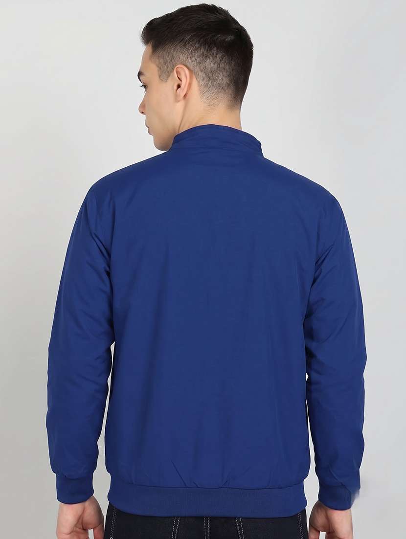 Men Solid Long Sleeves Casual Jacket - 22609563 -  Standard Image - 2