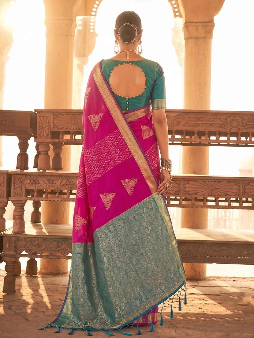 women self design banarasi saree with blouse - 22610291 -  Standard Image - 2