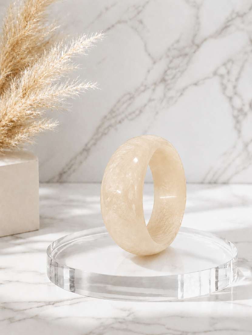 women set of 2 tortoise and cream bangles  - 22614915 -  Standard Image - 2