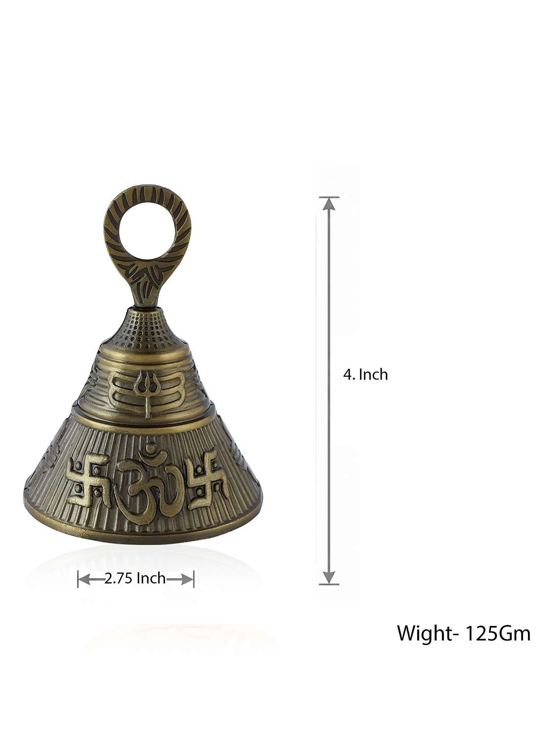 big bronze hindu bell with puja room - 22615060 -  Standard Image - 2