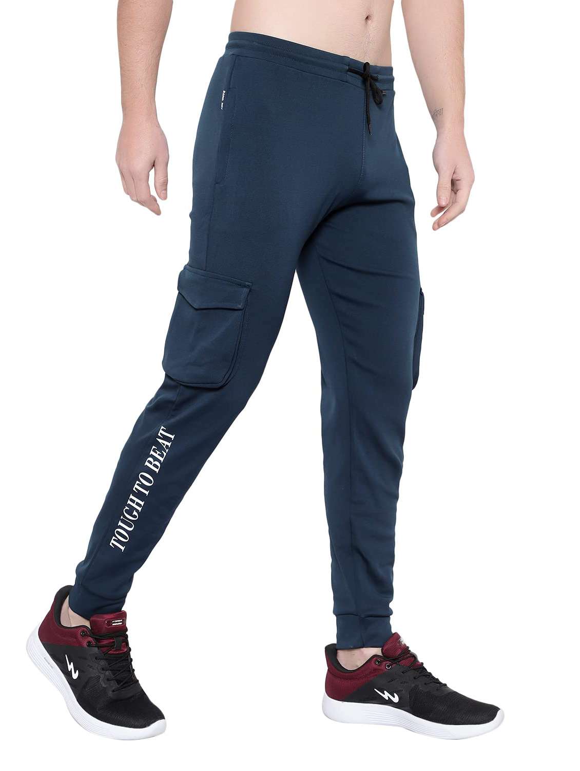 Men Solid Mid Rise Regular Fit Jogger - 22615224 -  Standard Image - 2