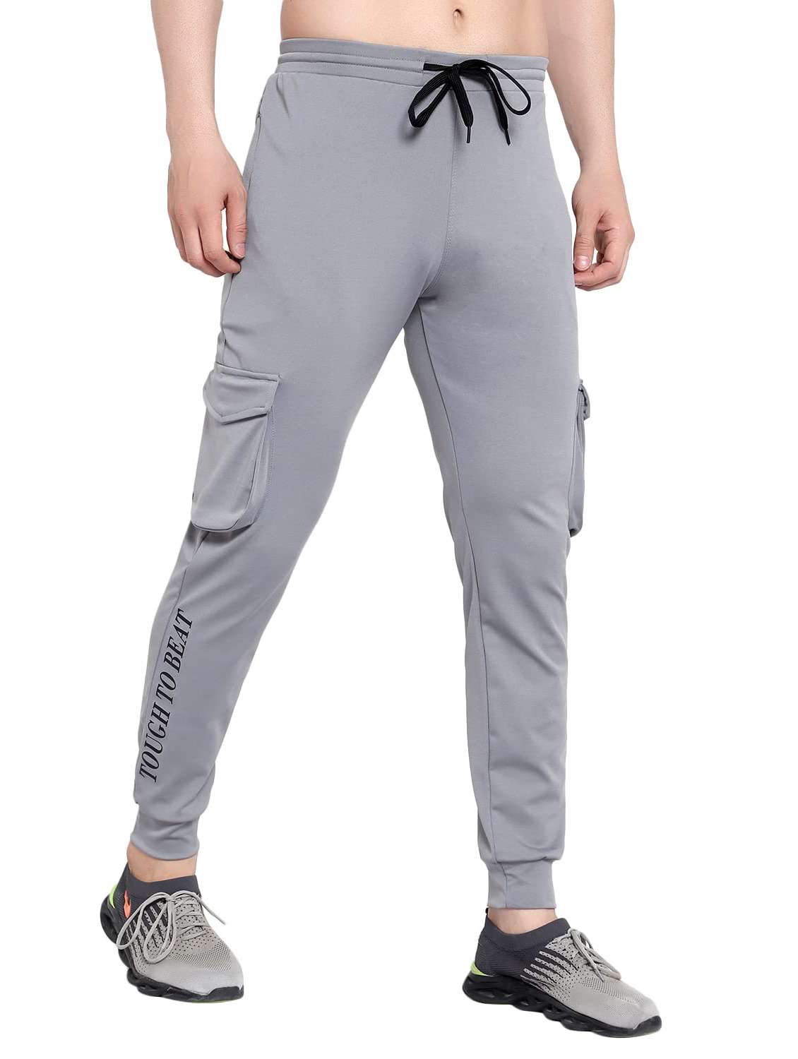 men typographic mid rise regular fit jogger - 22615228 -  Standard Image - 2