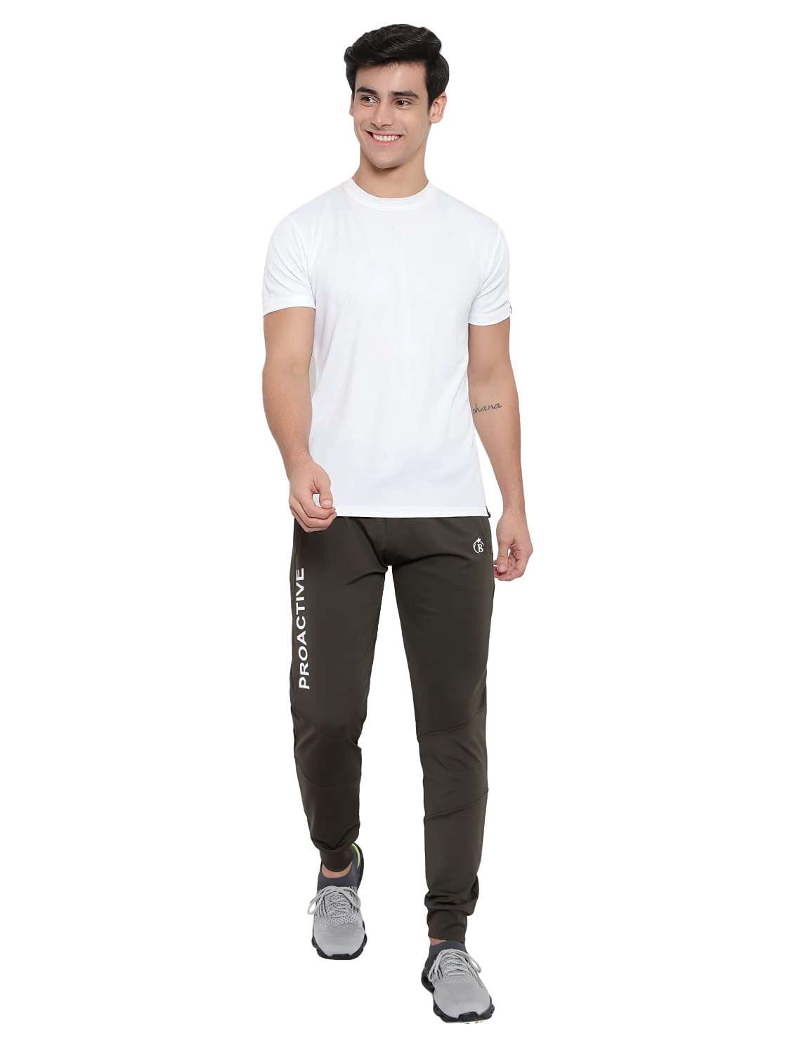 Men Typographic Mid Rise Regular Fit Jogger - 22615230 -  Standard Image - 2